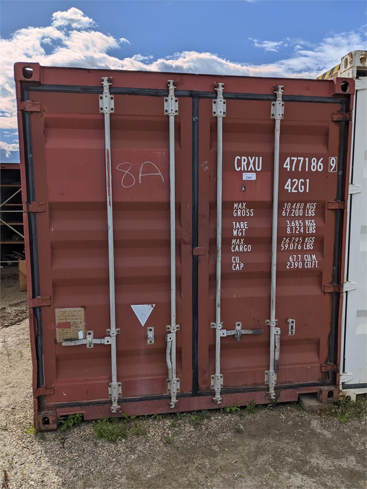 Prairie Auction Services Lot 1064 40' Sea can